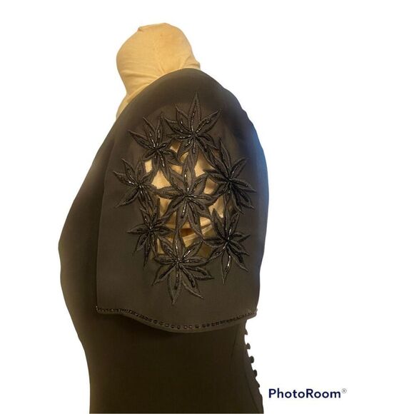 Little Black Dress by Donna Morgan Size 12 Short Sleeve - Picture 1 of 6